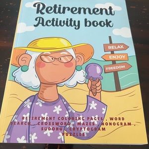 Retirement Activity Book! Brand NEW!